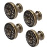 4Set Lion Head Zinc Alloy Cabinet Door Handle Modern Antique