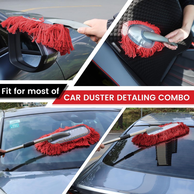 IPELY 2 Pack Large Car Duster Exterior Scratch Free with