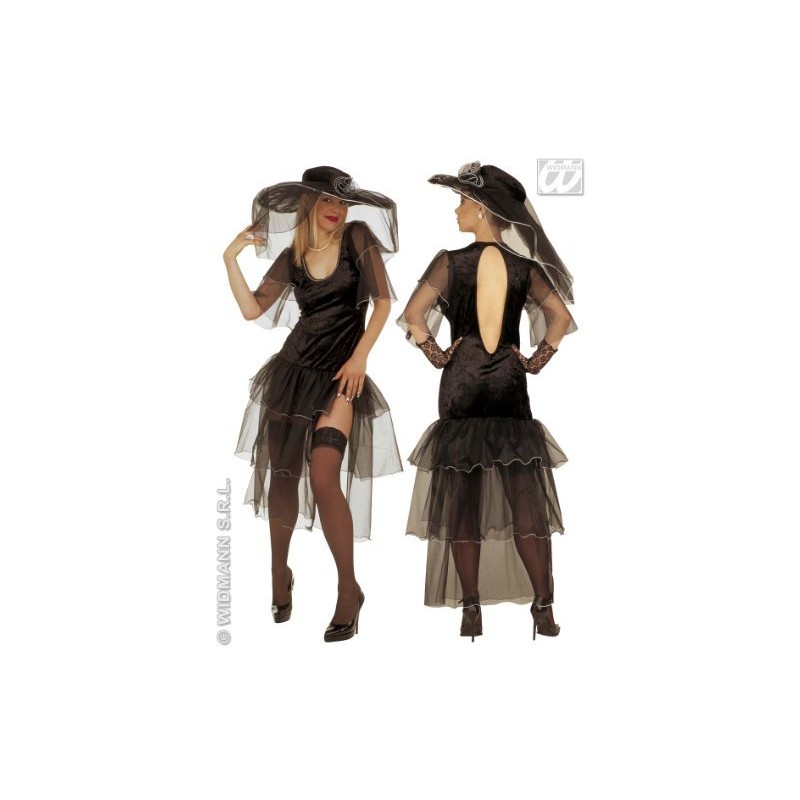 Ladies Spicy Widow Costume Extra Large UK 18-20 for Halloween