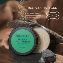 Desodorante Crema Botanicus 12hr de Protección Vegano Sin Aluminio No Tapa Poros 75g