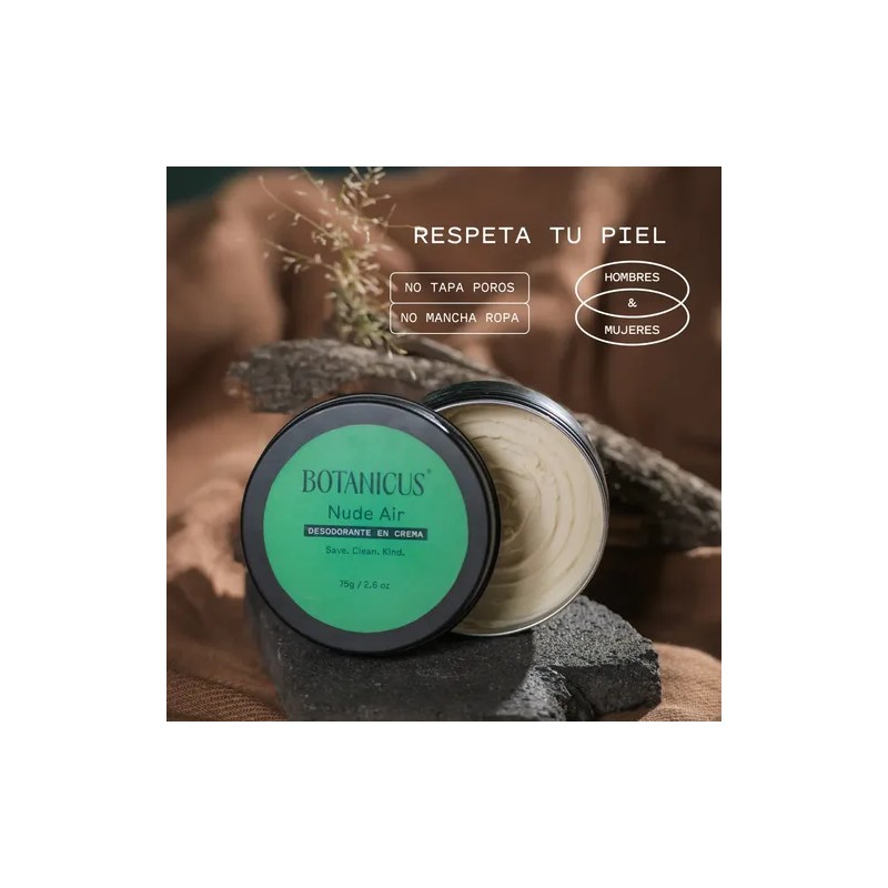 Desodorante Crema Botanicus 12hr de Protección Vegano Sin Aluminio No