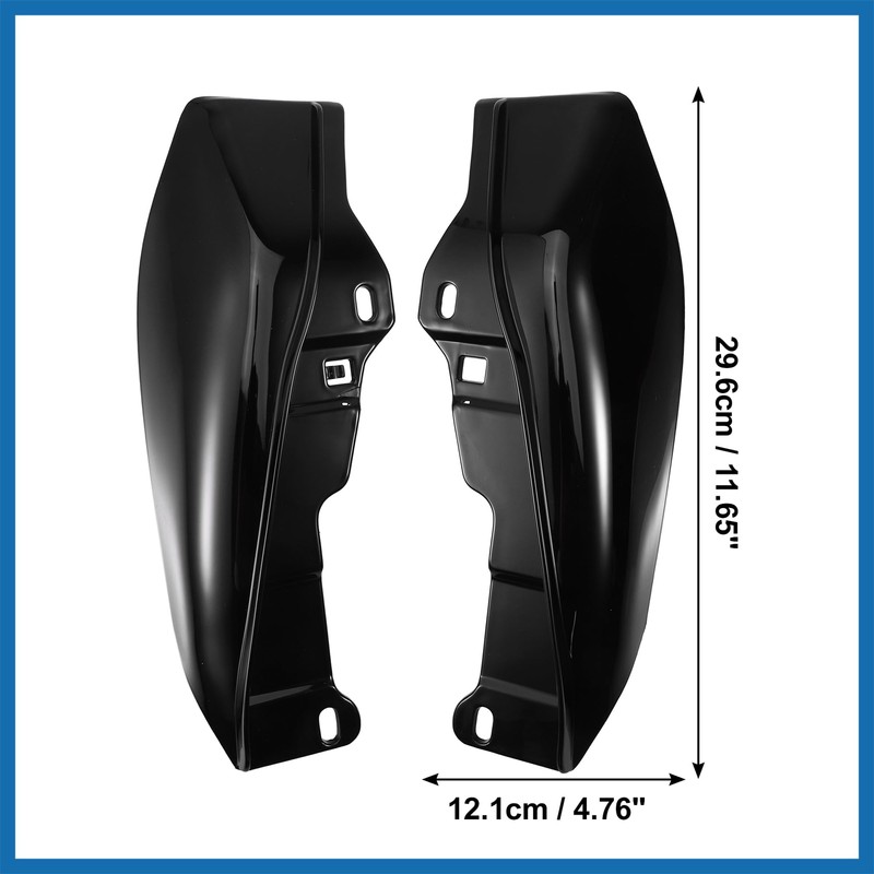 A ABSOPRO 1 Pair Car Heat Shield Deflector for Harley