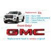 Auto GMC Front Gloss Black Red GMC Emblem Sierra 1500