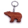 H-Customs Brown Bear Cute Animal Grizzly Real Wood Elegant Handmade