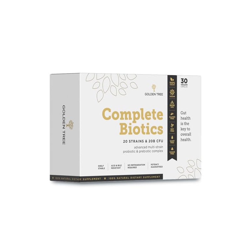 Probiotics Complete Biotics | 20 Billion CFUs | 20 Unique