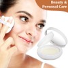 Estuche Compacto Espejo Piezas Plástico Resistente Reutilizable Base Maquillaje Polvo