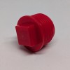Caplugs P-68H RED HDPE Plastic Threaded Plug for 3/4 inch
