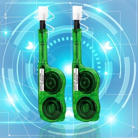 fyboptwu - 2 Packs Fiber Optic Cleaner Pen for MTP MPO Connector Fiber Optic Cleaning Tool Cleaner, up to 600 Cleans, Green