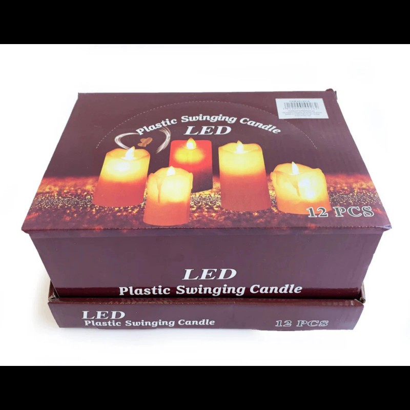 Elegani Small Flameless LED Tealight Candles 12 Pack – 2.75"
