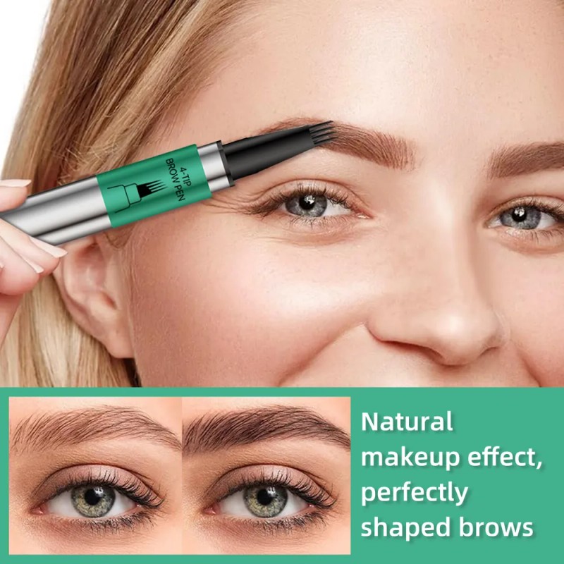 Lápiz De Cejas 3d Efecto Microblading Impermeable Y Duradero 01