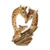Giraffe Family Heart Love Ornament Figurine 28 cm Resin