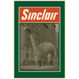 Hi Gloss! Sinclair Gasoline Parade Vintage Style Metal Sign Advertising Dino