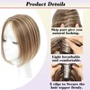 SIVOTATO Hair Toppers for Women 10 Inch No Bangs Hairline
