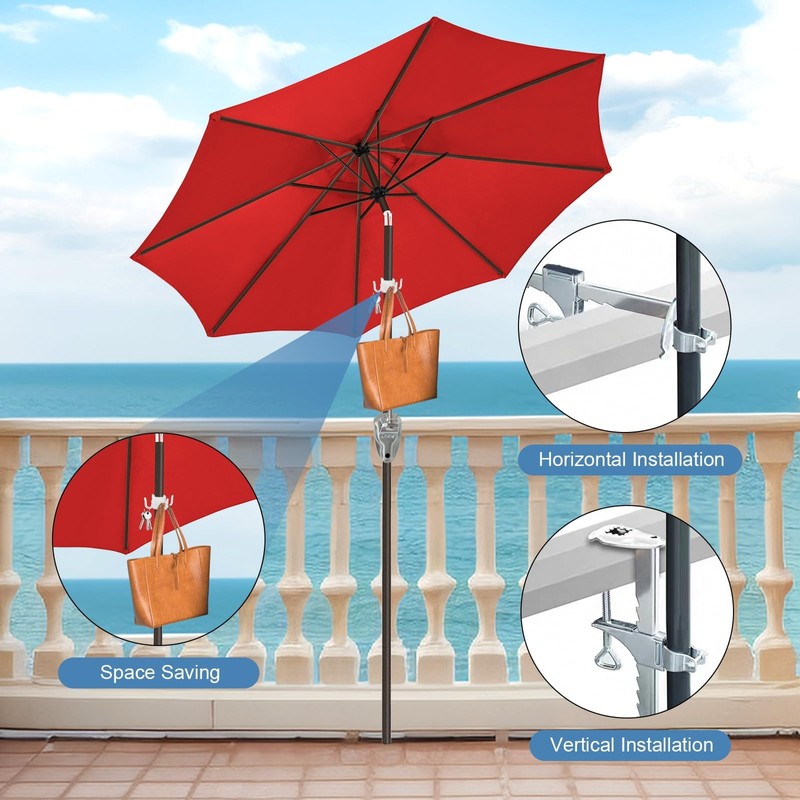 YGKYMVW Parasol Holder, Balcony, Parasol Stand, Portable Parasol Holder, Balcony