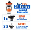 SEAFLO 12V 1.6 GPM 100 PSI 34 Series Water Pressure