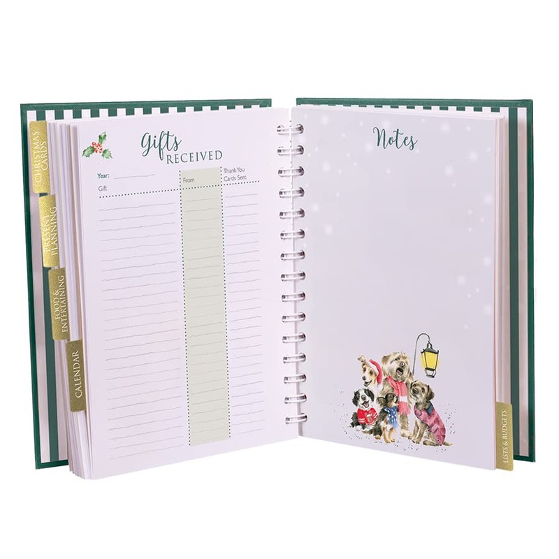 Wrendale Designs Christmas Planner - Rockin' Robins