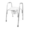 PCP Raised Toilet Seat and Safety Frame, Pre-Assembled Tool Free,