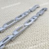Unbranded Pair Door Side Badges For 2016-2023 Tacoma Emblem Silver