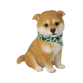 Uvia H24089 Sitting Shiba Inu (Small) Doll Figure, Figure, Animal, Garden, Decoration, Dog, Dog