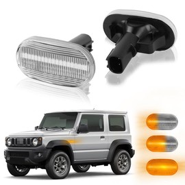 GemPro Suzuki New Jimny JB64W JB74W LED Side Turn Signal, Side Marker, Flowing Turn Signal Function, SUZUKI JIMNY H30.7 - High Brightness, High Brightness, Hifra Prevention, Genuine Replacement Type,