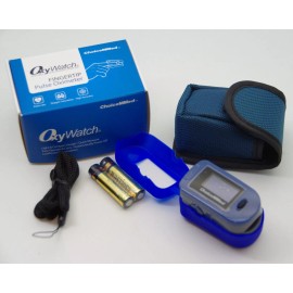ChoiceMMED Spo2 MD300C2  Pulse Oximeter with free battery and case, rubeer skin