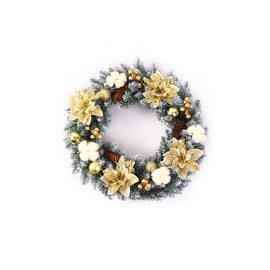 Christmas Wreath, Wreath, 15.7 inches (40 cm), 19.7 inches (50 cm), 23.6 inches (60 cm), Entrance Wreath, Snow, Winter, Flower Wreath, Beautiful, Christmas Decoration, Ornament, Wedding Gift Wreath,