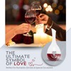 Maypes Heart Decanter – Beautiful Crystal Glass Wine Decanter with