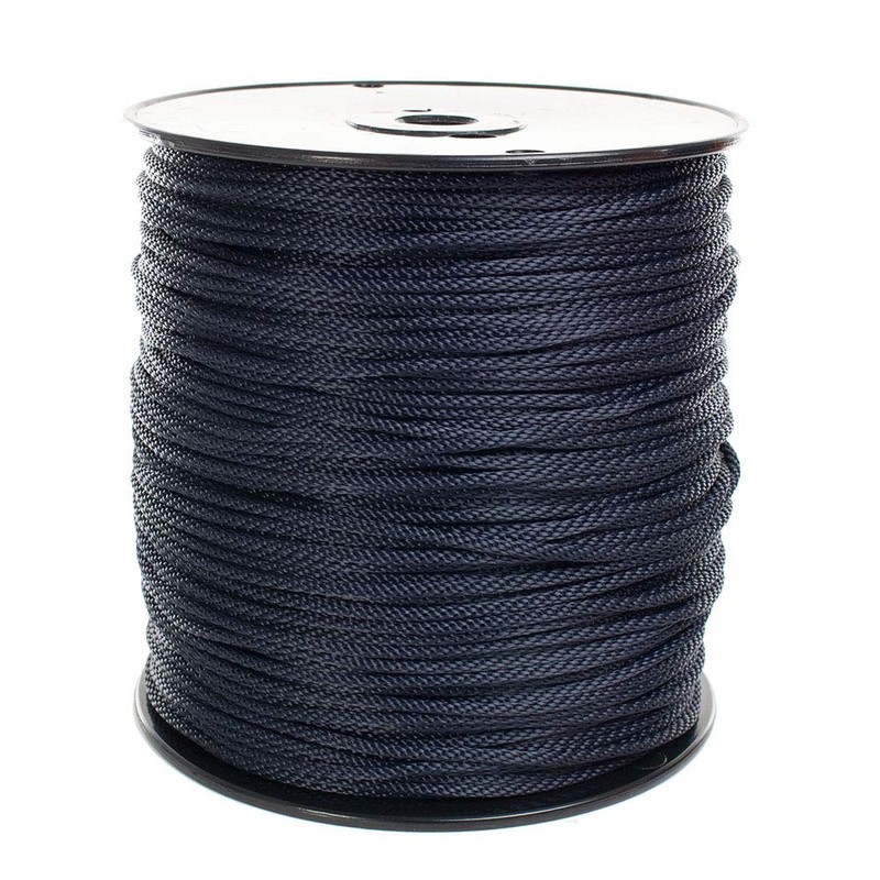 Golberg Solid Braid Nylon Rope - (Navy Blue, 5/16 Inch