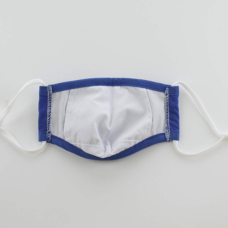 Children Small Fitted Printed Cotton Cloth Face Mask w/Filter Pocket