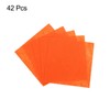 PATIKIL Soft Felt Sheets Fabric Craft Sheets Orange 4 Inch