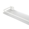 Shower Caddy Wall Mount Organizer Shelves Aluminium Cream Style Large