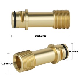 Tubo de salida 308862007 - Tubo de salida para bomba de lavado a presión, adecuado para Ryobi RY141600 y otros modelos