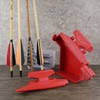 M.SJUMPPER ARCHERY Fletching Jig with Straight Helix Clamps Adjustable Fletch
