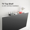 Bracwiser No Drill TV Top Shelf 24 inch Wide for