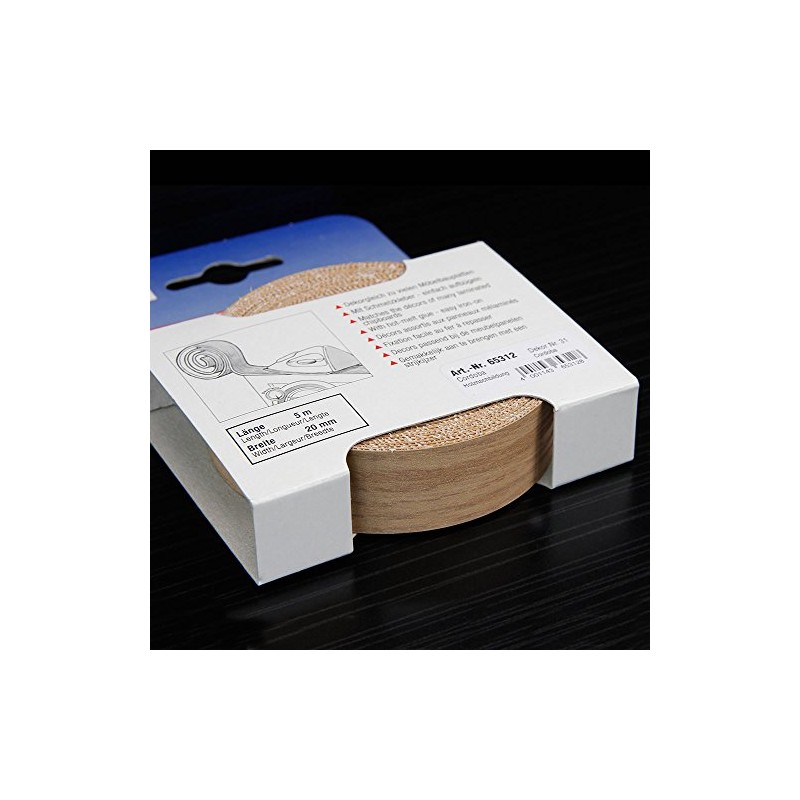Edge Bucket for Furniture Panels and Shelving Cordoba 5 m