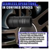 ZIMISI 1/2" Drive Impact Socket Set, 21mm x 22mm 6-Point
