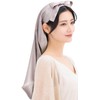 COCOSILK Silk Nightcap for Long Hair, Silk Cap, Long, Cylindrical