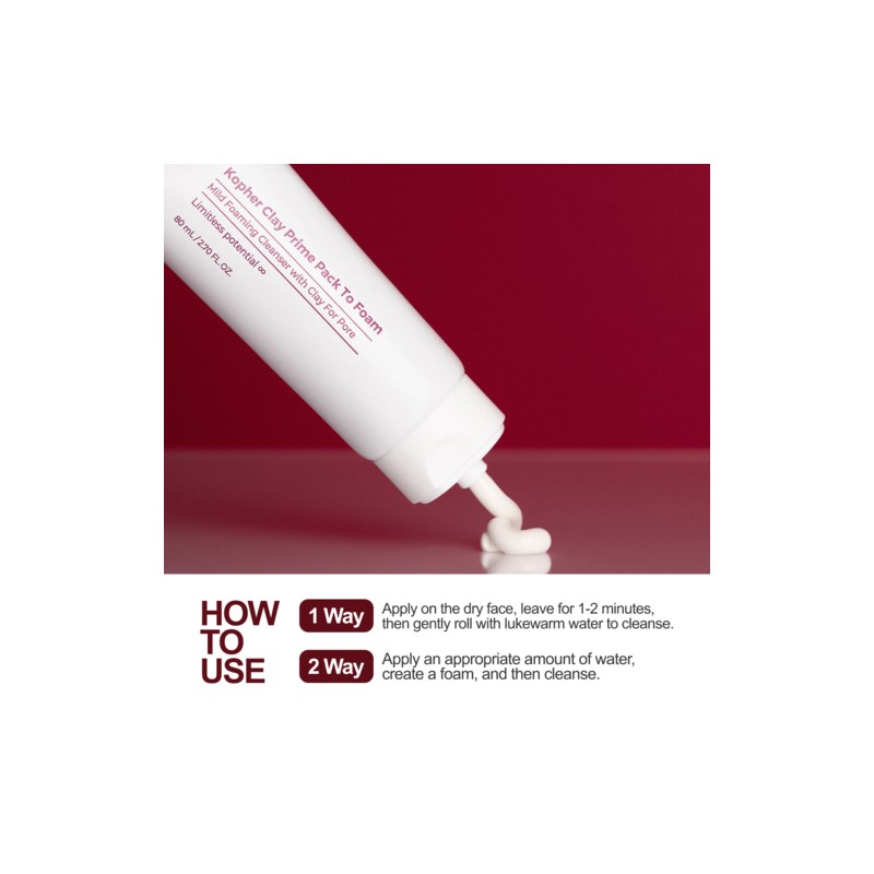 Kopher [Kopher]Clay Prime Pack To Foam 80ml