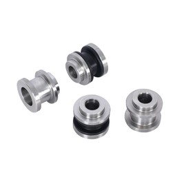 Sissy Bar Luggage Rack Quick Release 4-Point Docking Hardware Kit Fit Harley Softail Deluxe Fat Boy Breakout Heritage FXDR FXBR 2018+