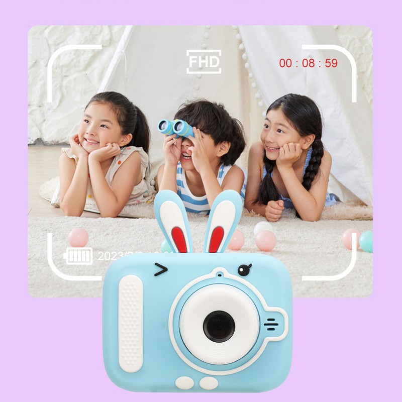 Kids Camera 400mAh 20MP 1080P HD Dual Lens 2in Eye