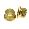 2-Pack Set Screw Style Aluminium Potentiometer Knobs 1/4" Universal Top