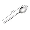 Xowine 12-Piece Stainless Steel Round Spoon, Soup Spoon
