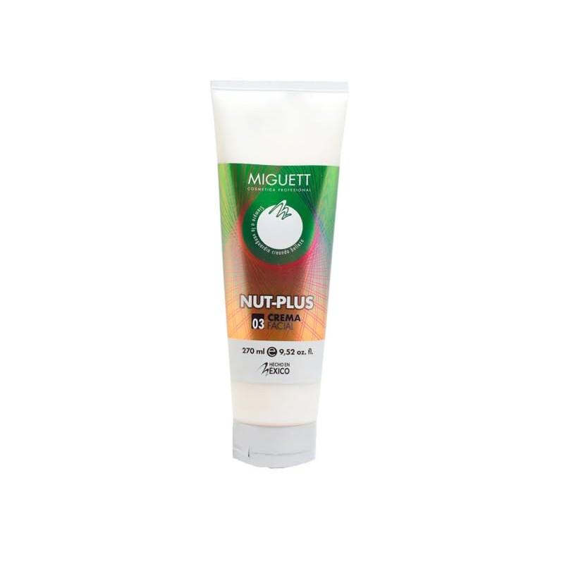 Crema Facial Nut-Plus 270ml, Hidratante, Antiedad, Nutritiva, Regenerante, Remineralizante