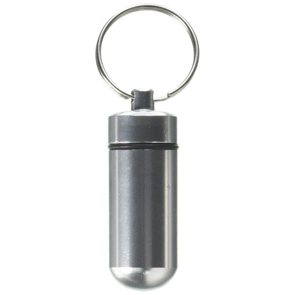 Portable Pill Case Pill Case Medicine Container Keychain Aluminum Alloy