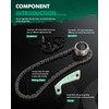 SCITOO Engine Timing Chain Kit Sets Replaces for Chrysler 300
