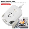 Home Combustible Gas Detector Sound Light Alarm 85dB/m for Natural