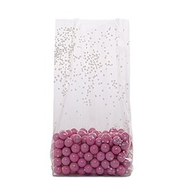 White Sprinkles Cello Bags 4" X 2 1/2" X 9 1/2" - 1.2 mil Thick | Quantity: 100