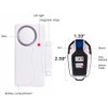 Window Door Sensor Burglar Alarm Entry Alert with Remote Controller,
