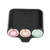 Qiilu Handlebar Switch 22 mm Motorcycle Handlebar Switch Headlight Hazard