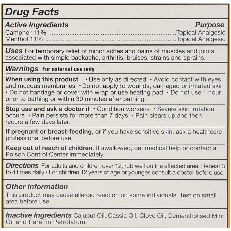 Tiger Balm Ultra Strength, 50 GM, 1.70 Oz by Tiger